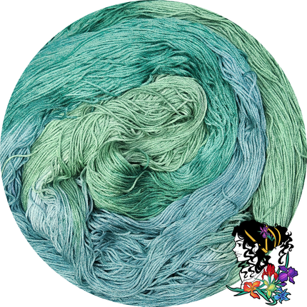 Tyche (Iris Collection) - Flower Silk Thread Colorway