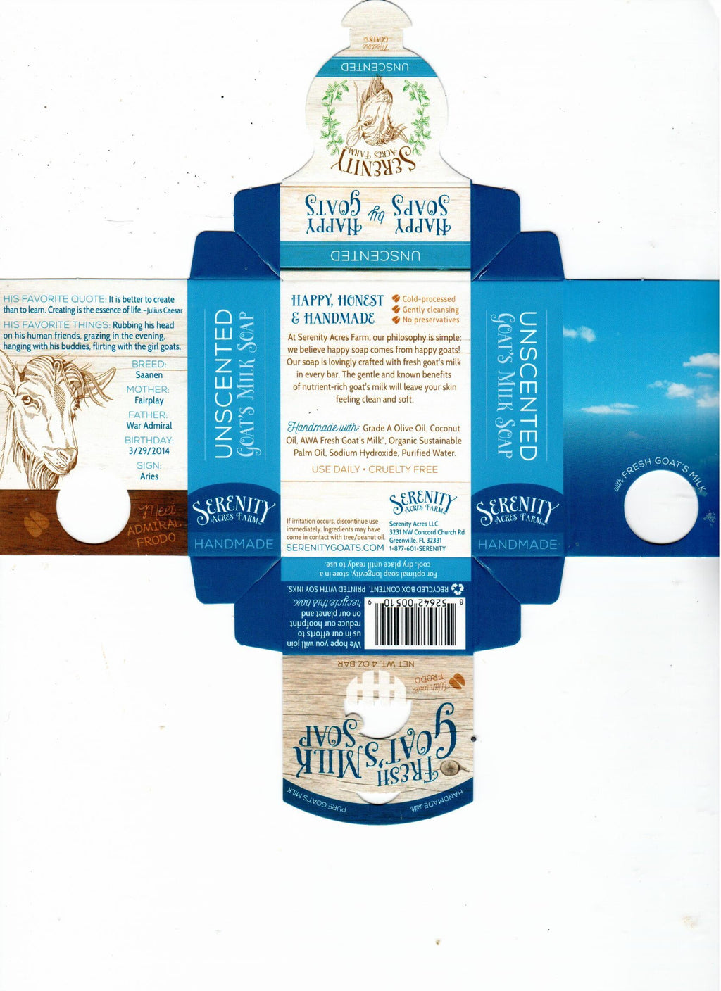 Goat's Milk Soap – Unscented/Fragrance Free