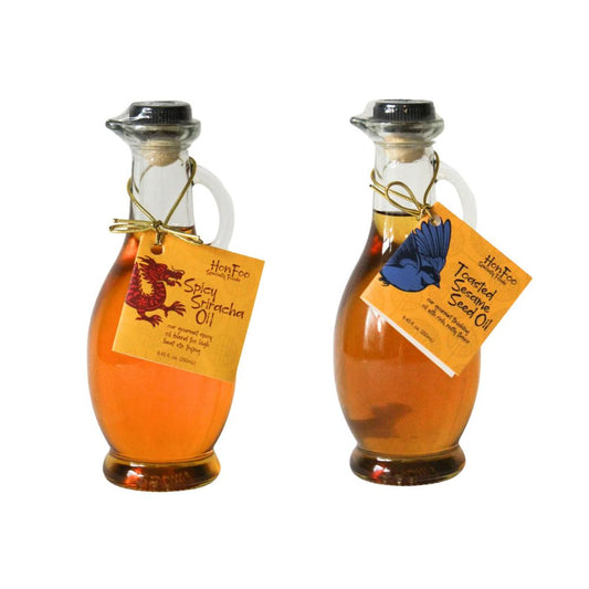Hongar Farms HonFoo Spicy & Savory Duo Pack, 2 x Cruets (250mL)
