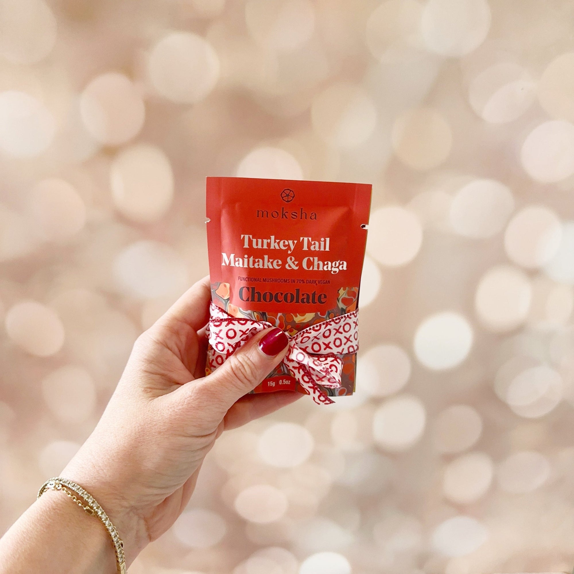 Daytime Immunity Mushroom Chocolates with Turkey Tail, Maitake, & Chaga