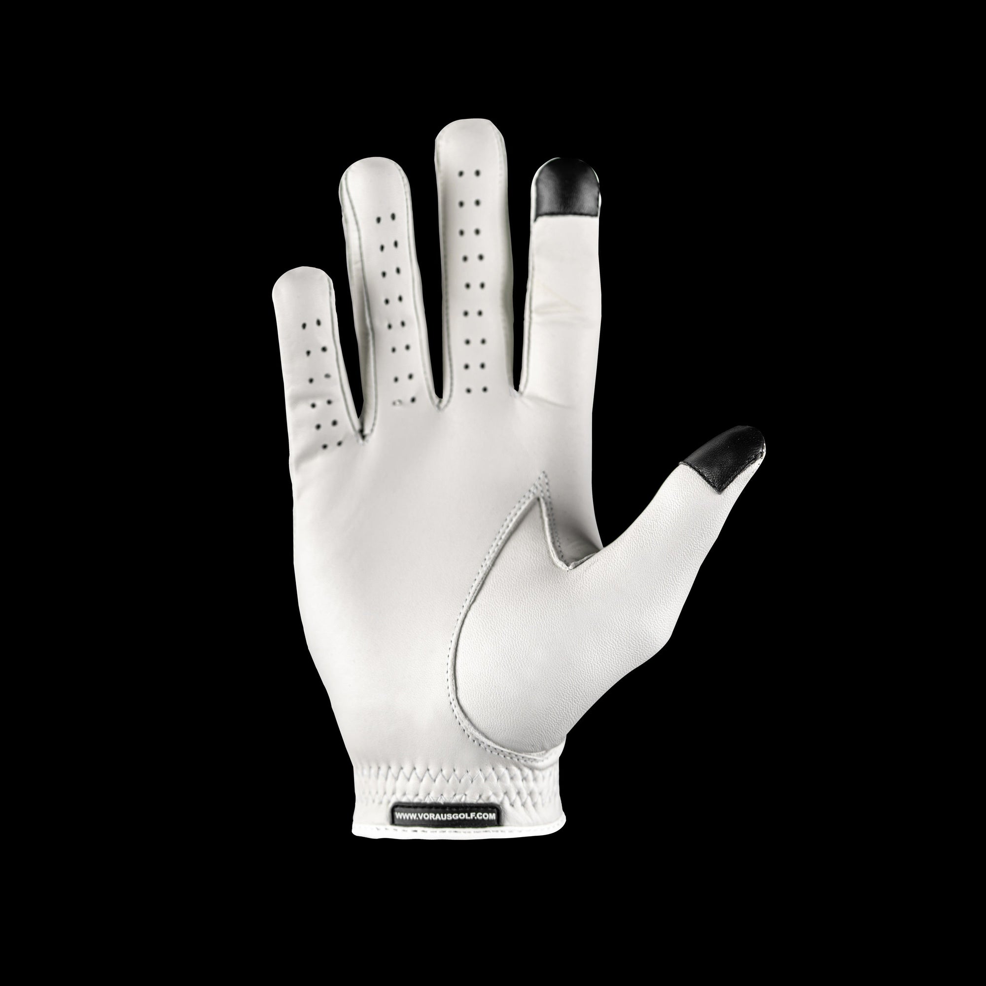 Through Touch Golf Glove - White/Green