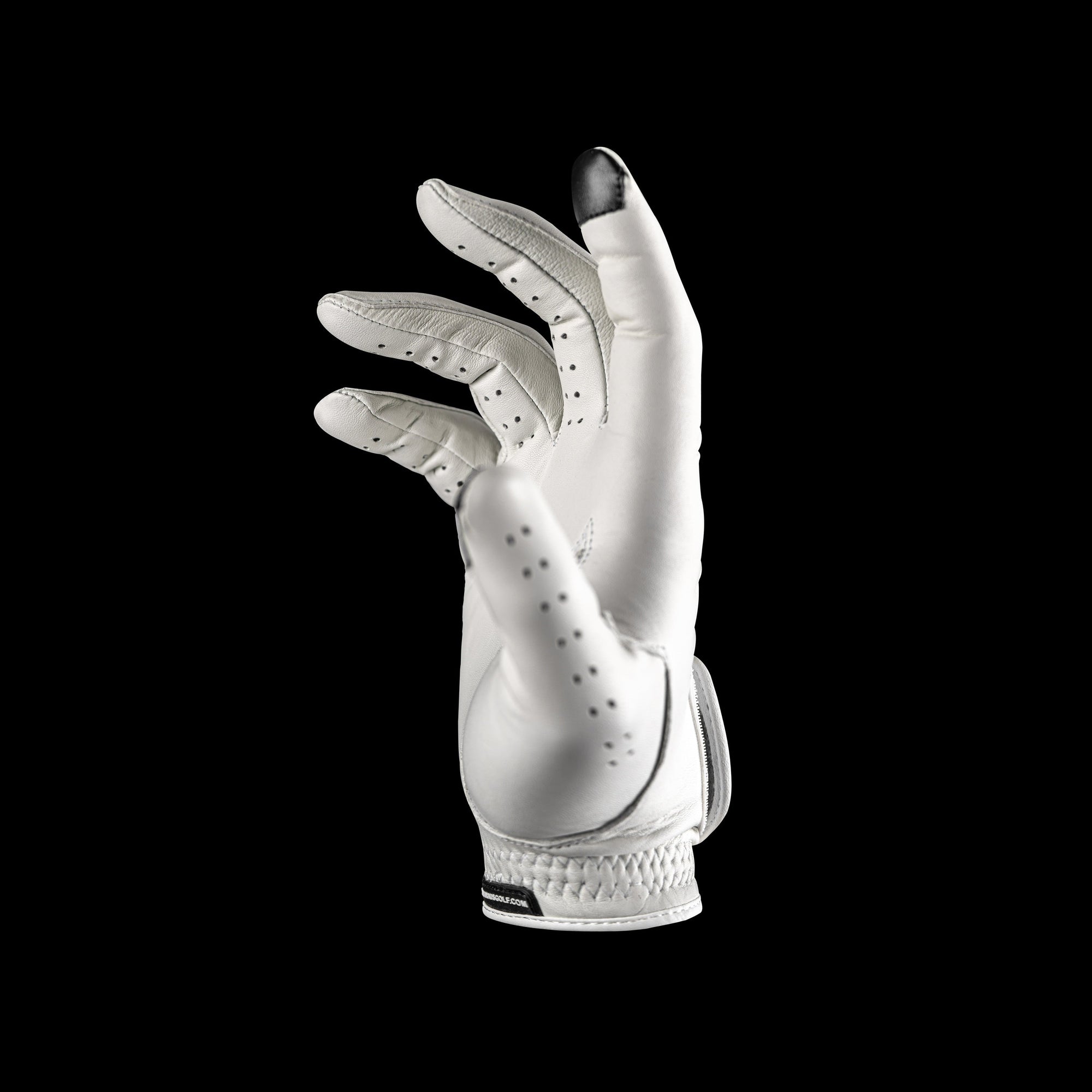 Through Touch Golf Glove - White/Green