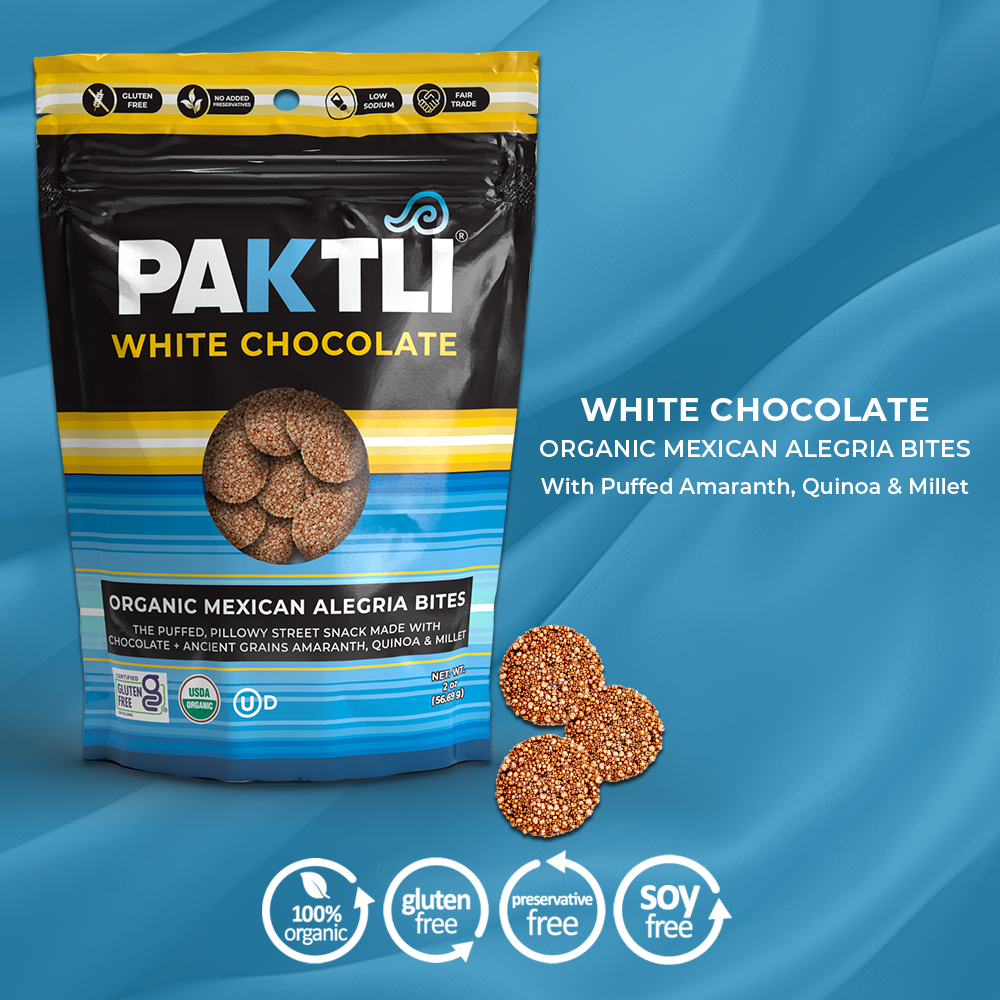 NEW White Chocolate Alegria Bites