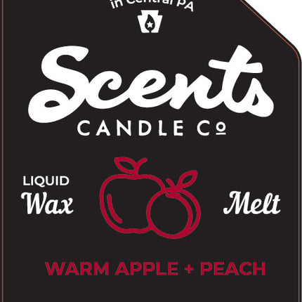 Scents Candle Co. Warm Apple + Peach Soy Wax Candles