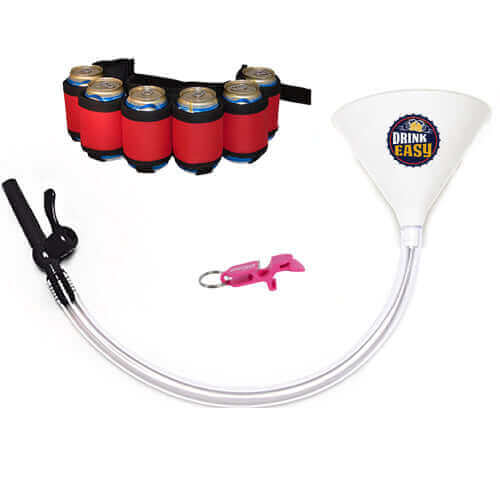 Beer Funnel Party Pack – Funnel, Shotgun Key Chain & Beer Belt