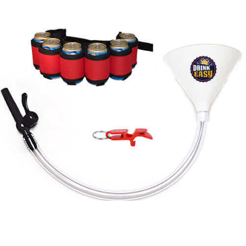 Beer Funnel Party Pack – Funnel, Shotgun Key Chain & Beer Belt