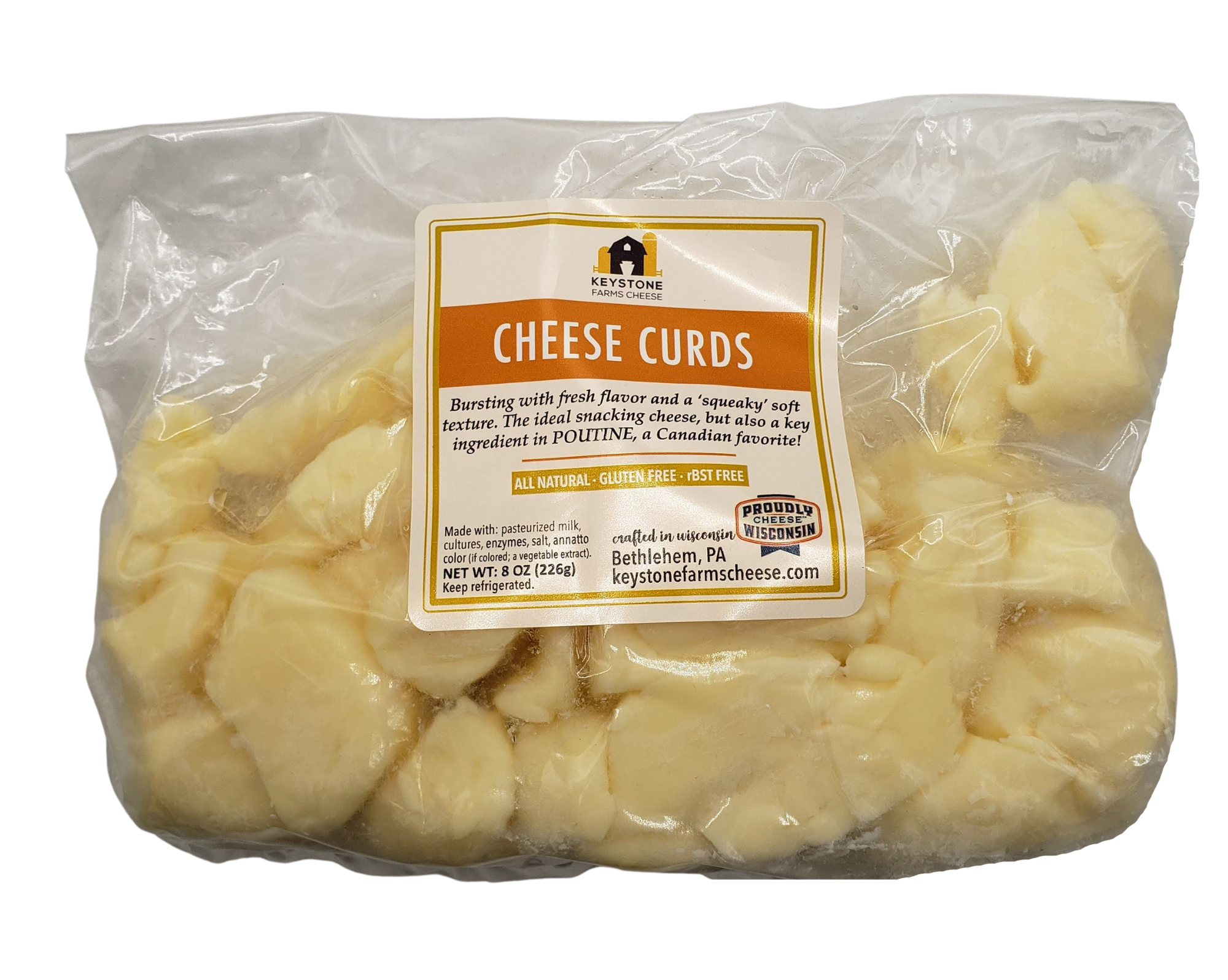 Cheese Curds - White Plain