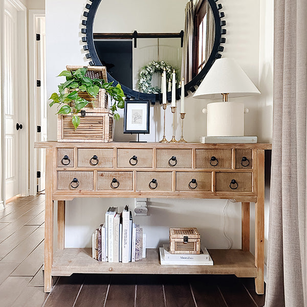 Woven Storage Boxes with Metal Clasps, Set of 3