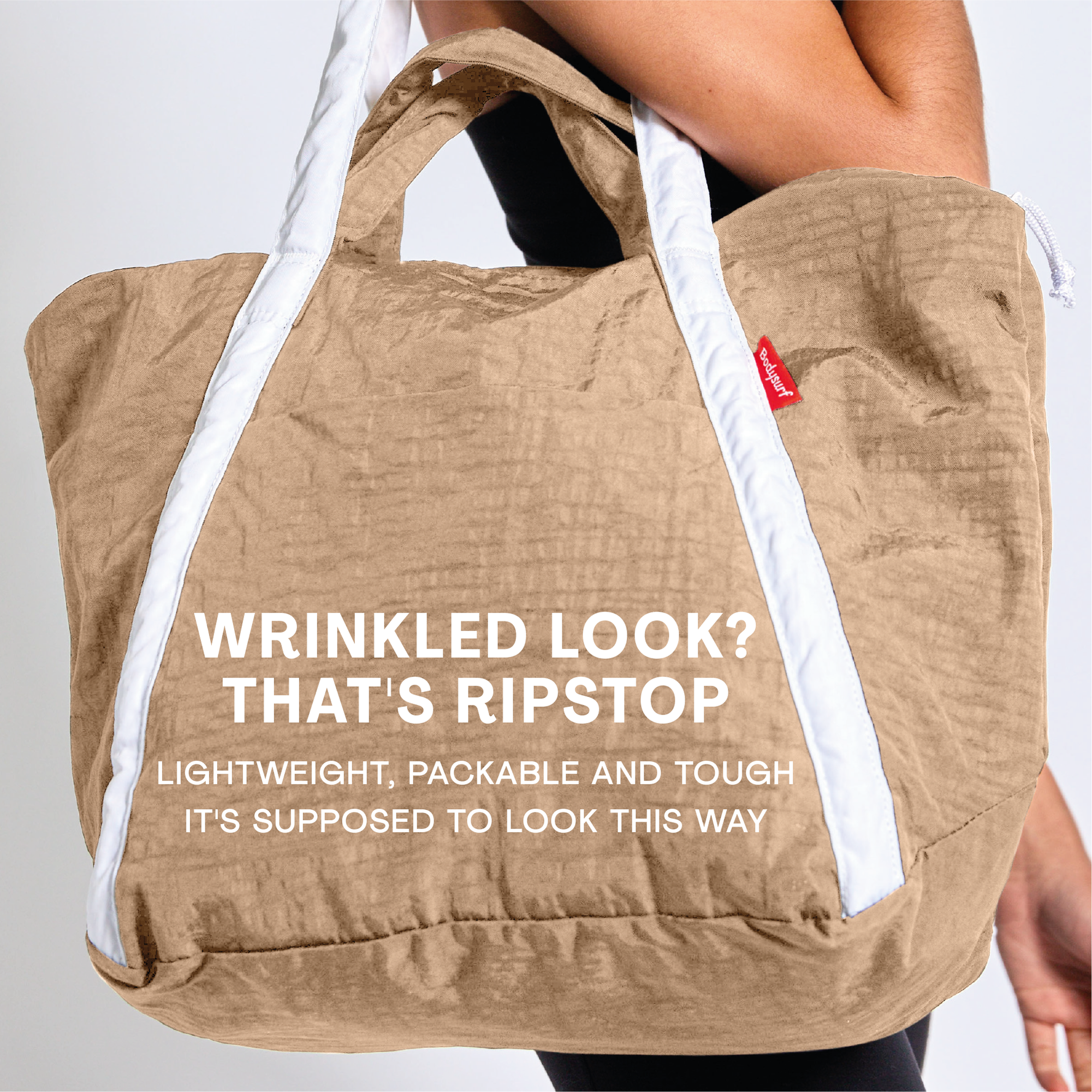 Medium Ripstop Nylon Waterproof Beach Bag