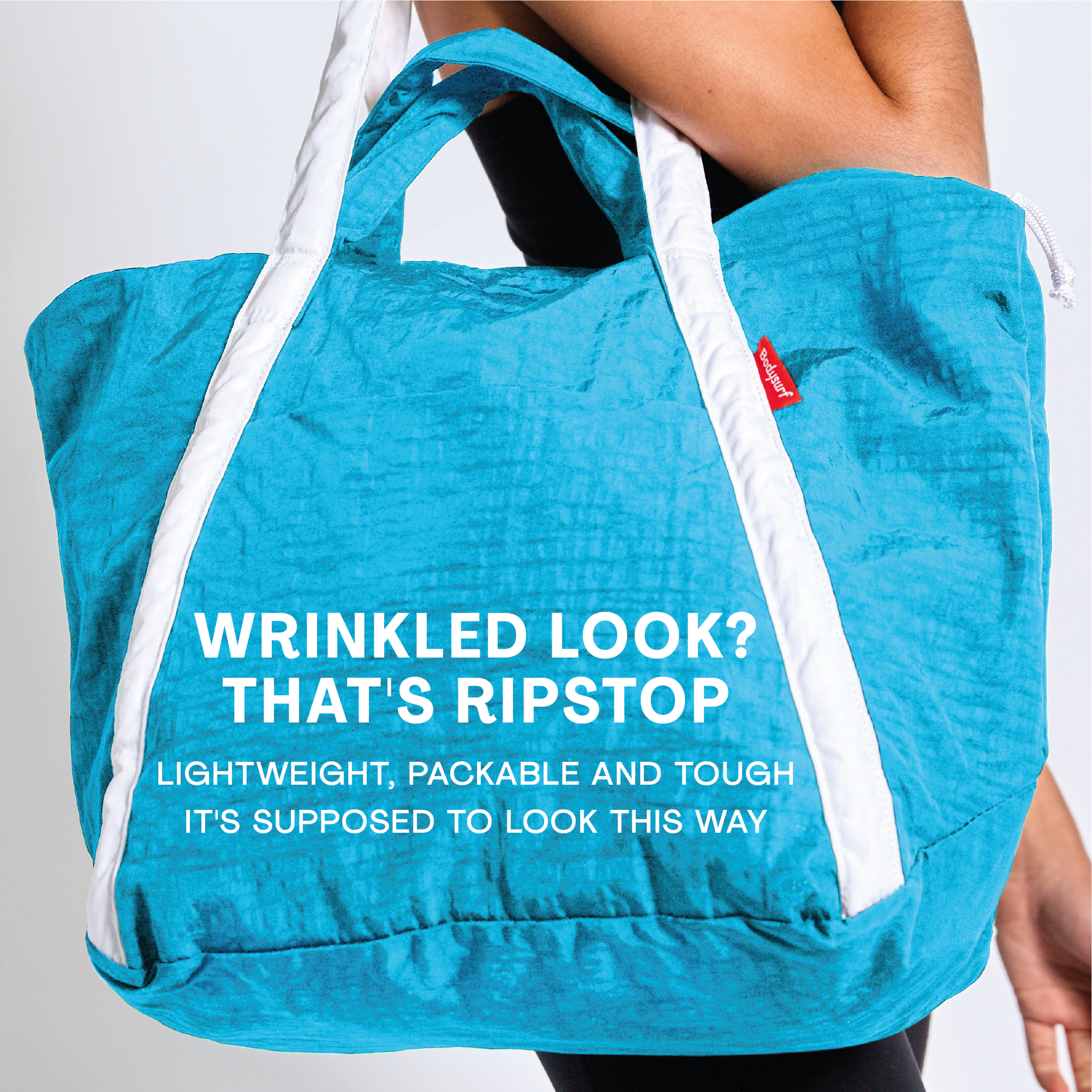 Medium Ripstop Nylon Waterproof Beach Bag