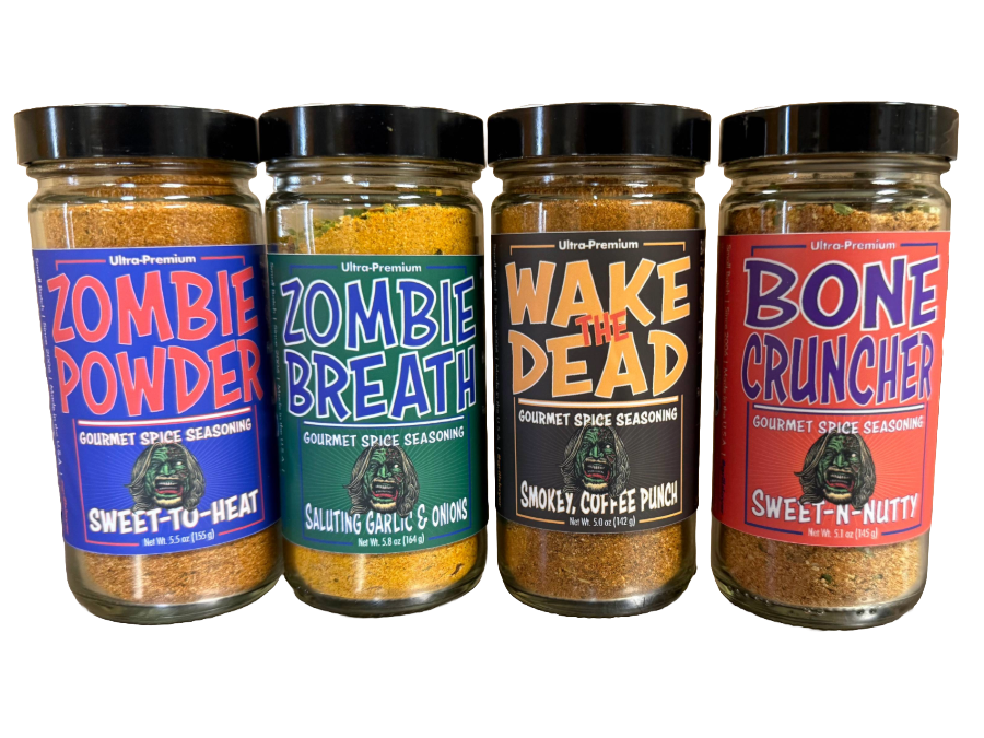 Zombie Spice Rub Starter Pack: All-Purpose Spice Blends for Cooking