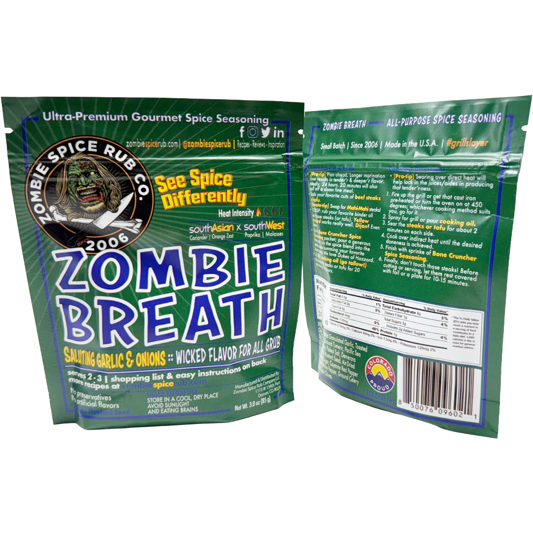 Zombie Breath: All-Purpose Spice Rub Saluting Onion and Garlic Flavors