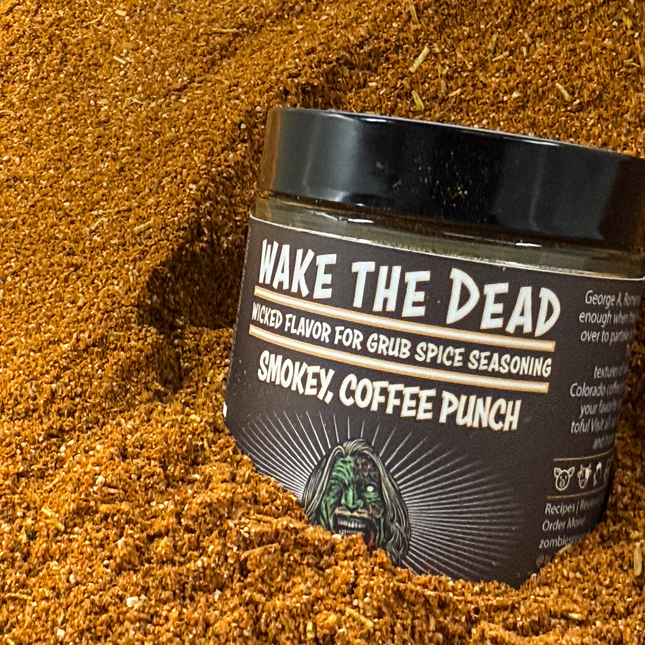 Zombie Spice Rub Co. | Wake the Dead | Go Spice Pouch to Get Hooked | Delivers a Smoky, Coffee Punch That Says Whoa