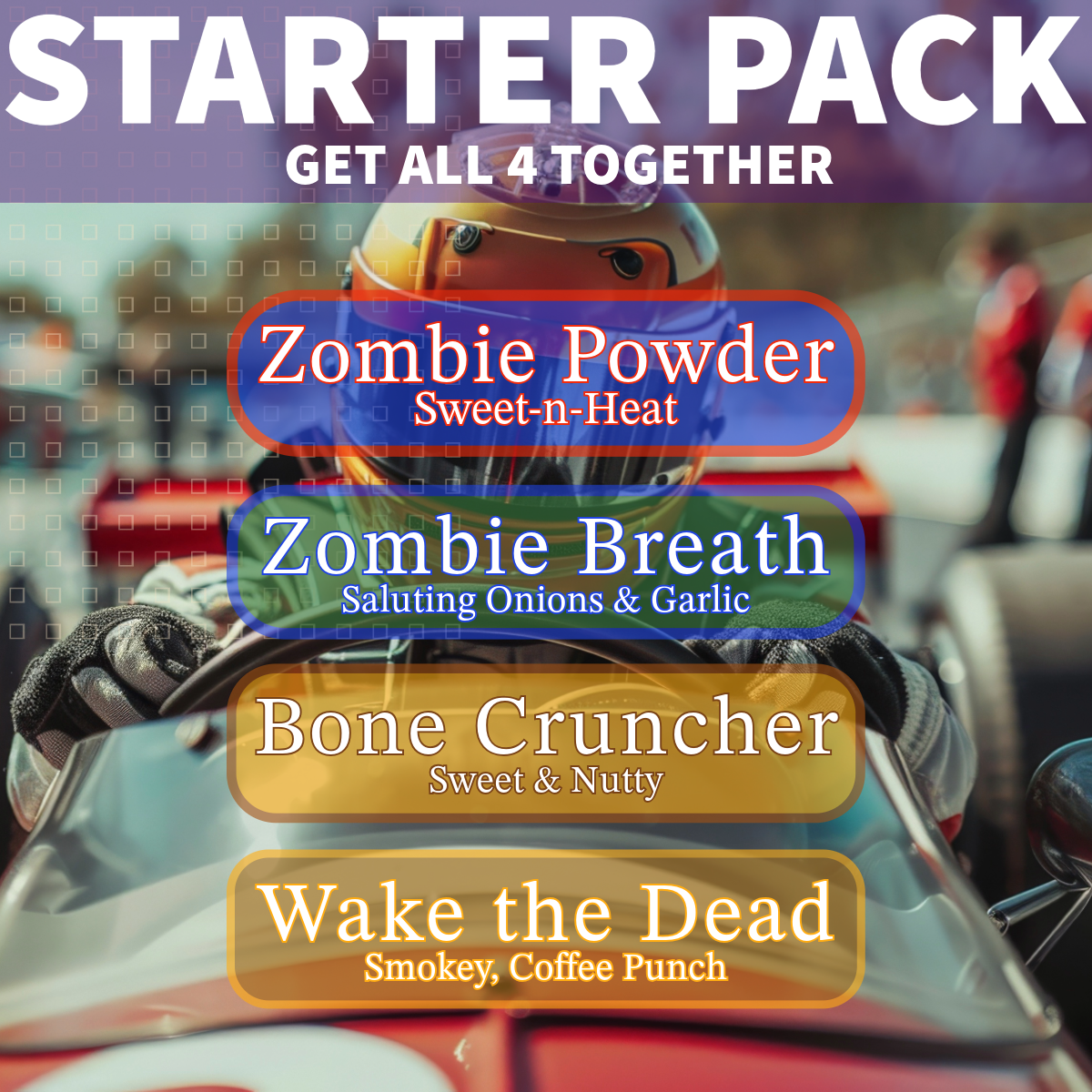 Zombie Spice Rub Starter Pack: All-Purpose Spice Blends for Cooking