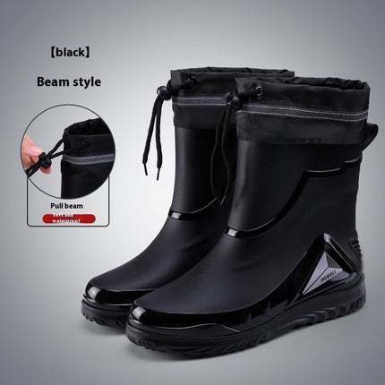 Closed Waterproof Shoes Outdoor Rubber Boots