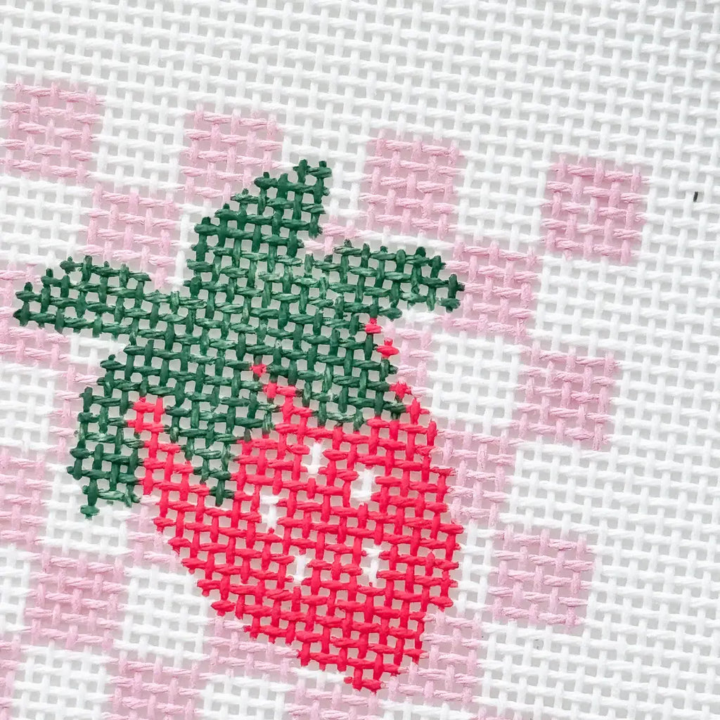 Cotswold Co Designs - Strawberry Needlepoint Canvas, Summer Needlepoint Canvas