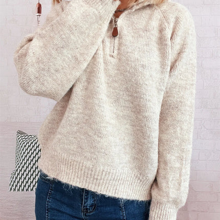 Macie's Quarter Zip Sweater