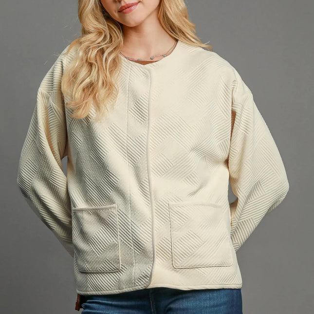 Textured Jacquard Jacket
