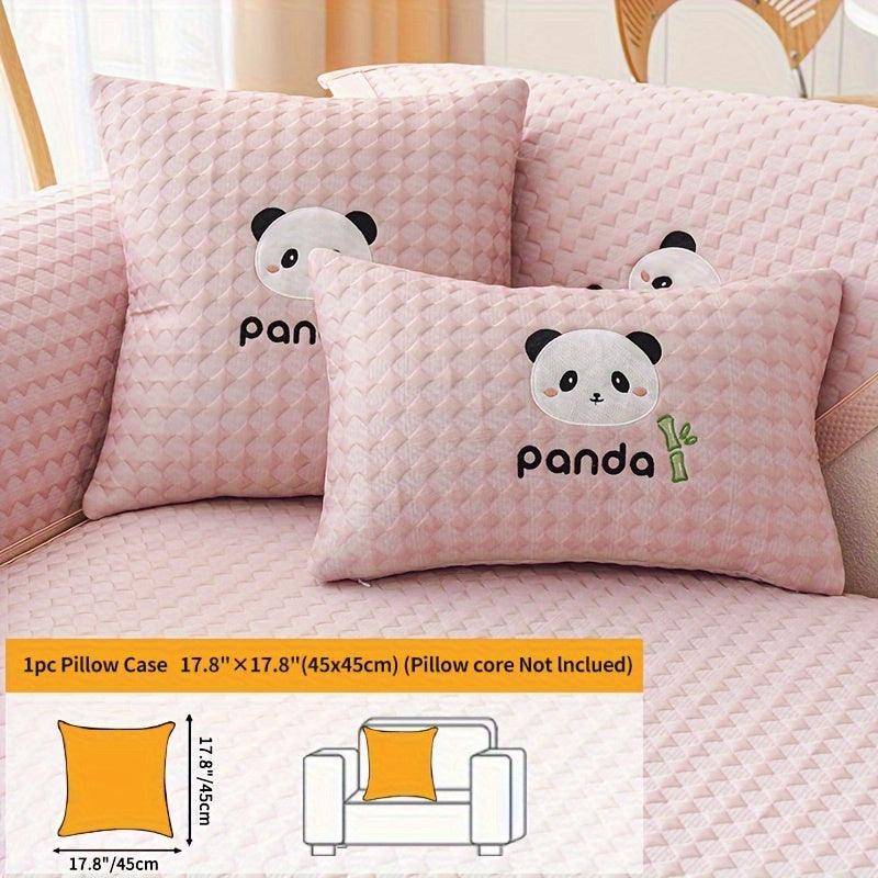 Waterproof Couch Cover, Non-Slip Panda Pattern Sofa Cover
