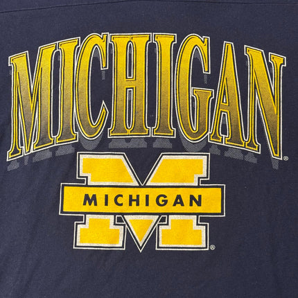 VTG 90s University of Michigan Wolverines T-shirt Jersey  XL