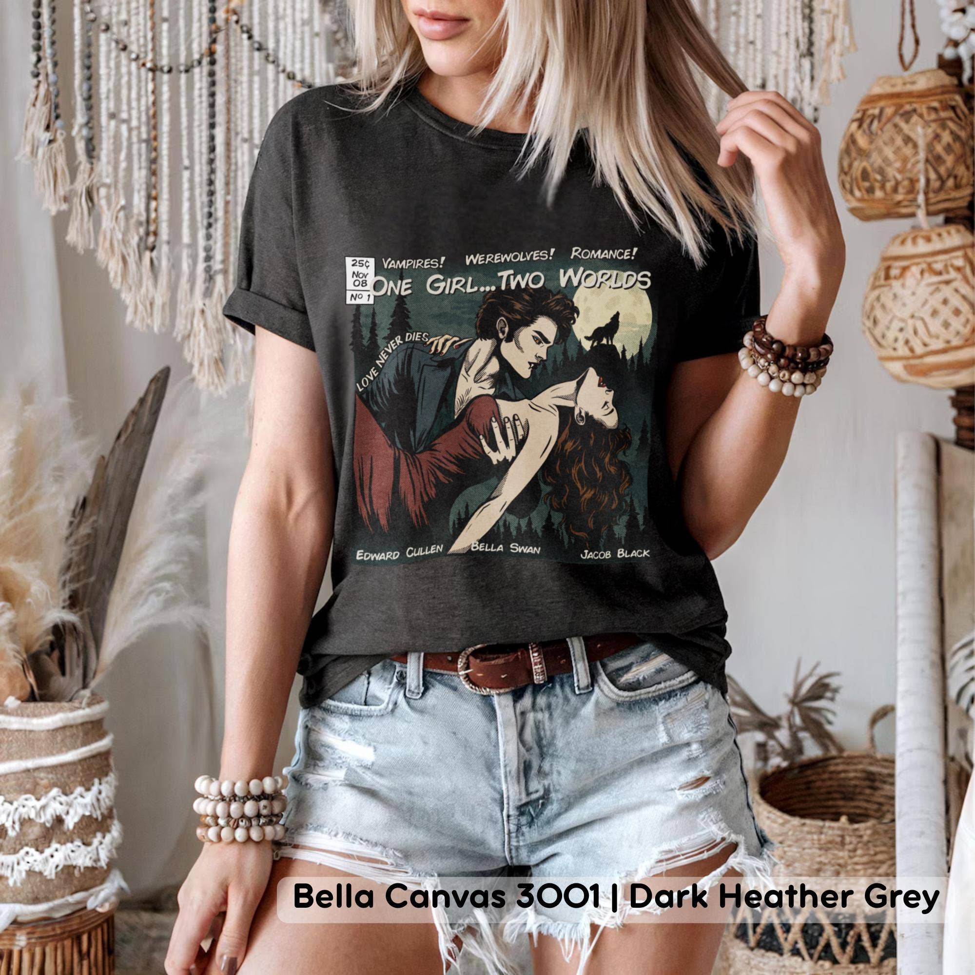 Twilight Comic Book Cover T-Shirt – Subtle Vampire Fan Tee