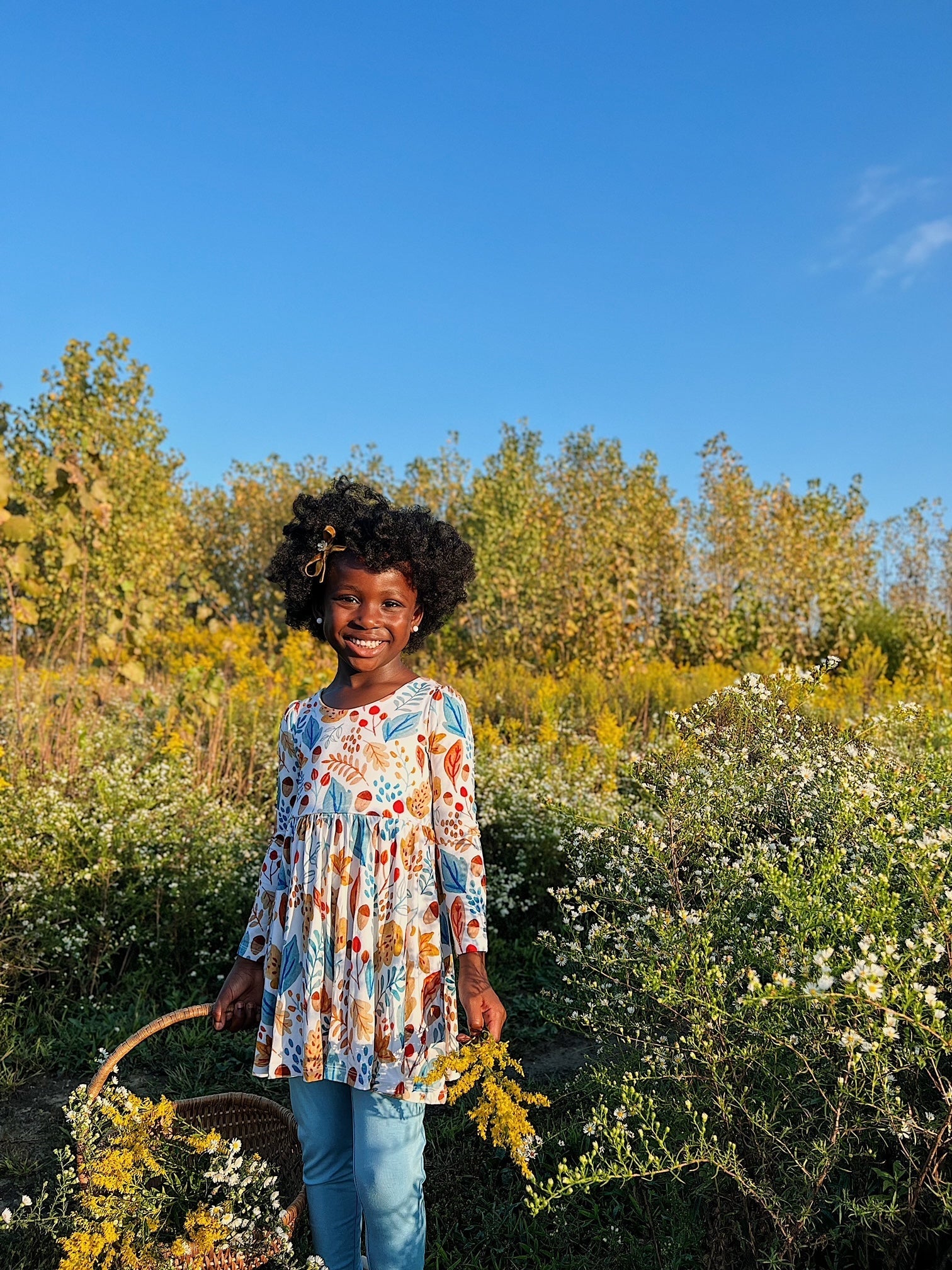 Acorn's Delight Empire Tunic Set With Long Sleeves