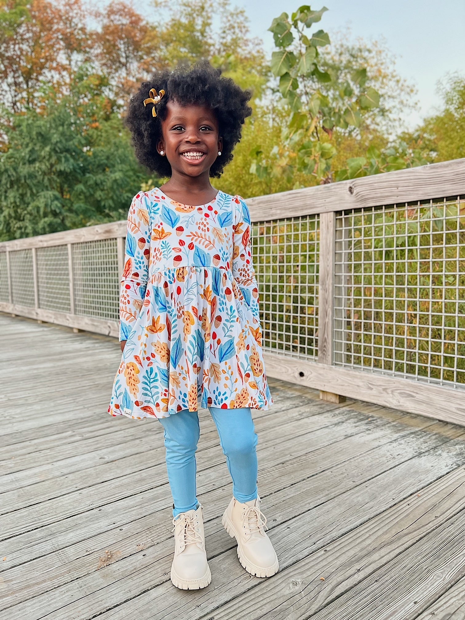 Acorn's Delight Empire Tunic Set With Long Sleeves