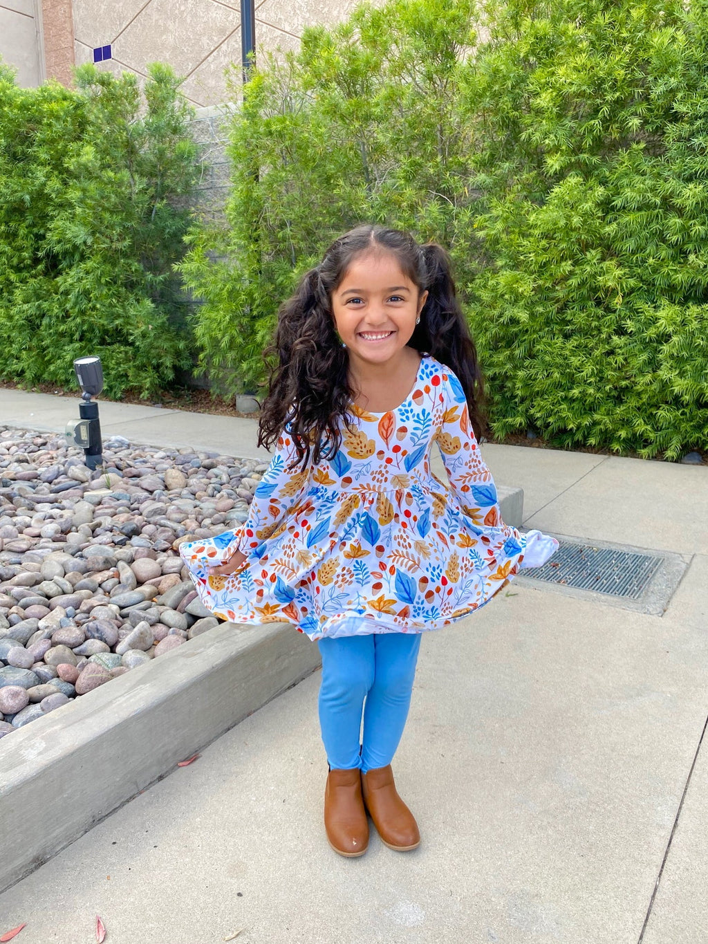 Acorn's Delight Empire Tunic Set With Long Sleeves