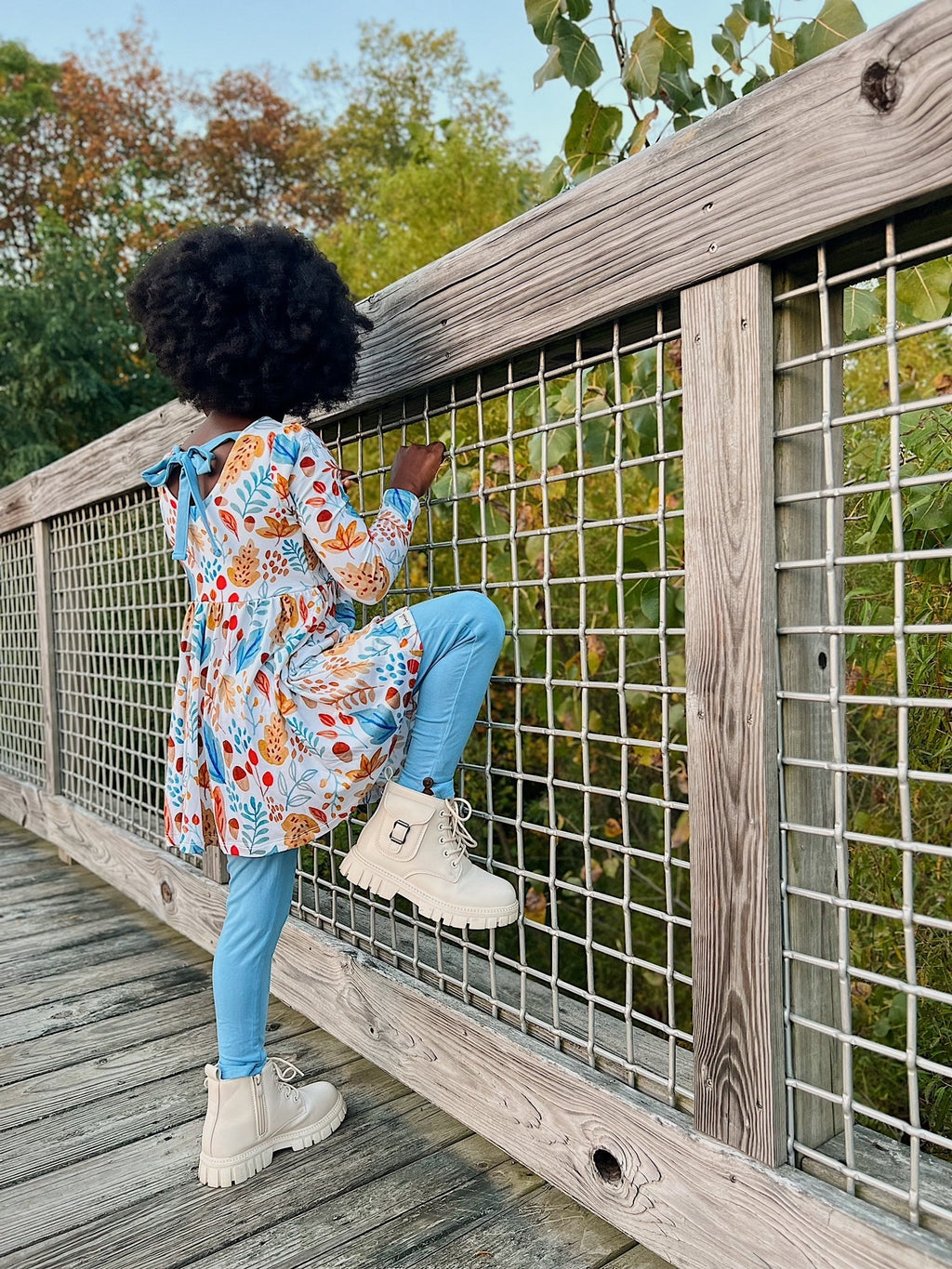 Acorn's Delight Empire Tunic Set With Long Sleeves