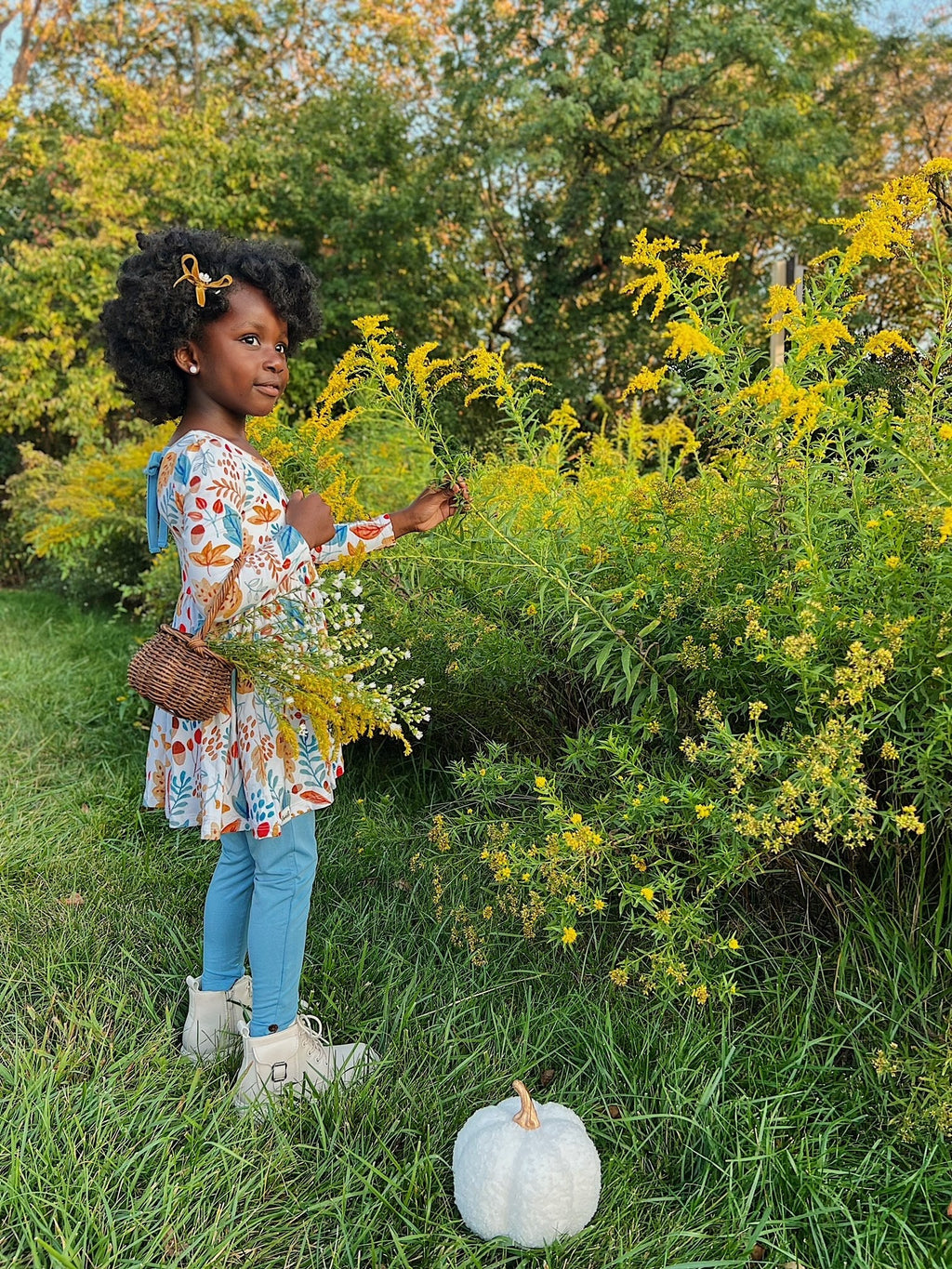 Acorn's Delight Empire Tunic Set With Long Sleeves