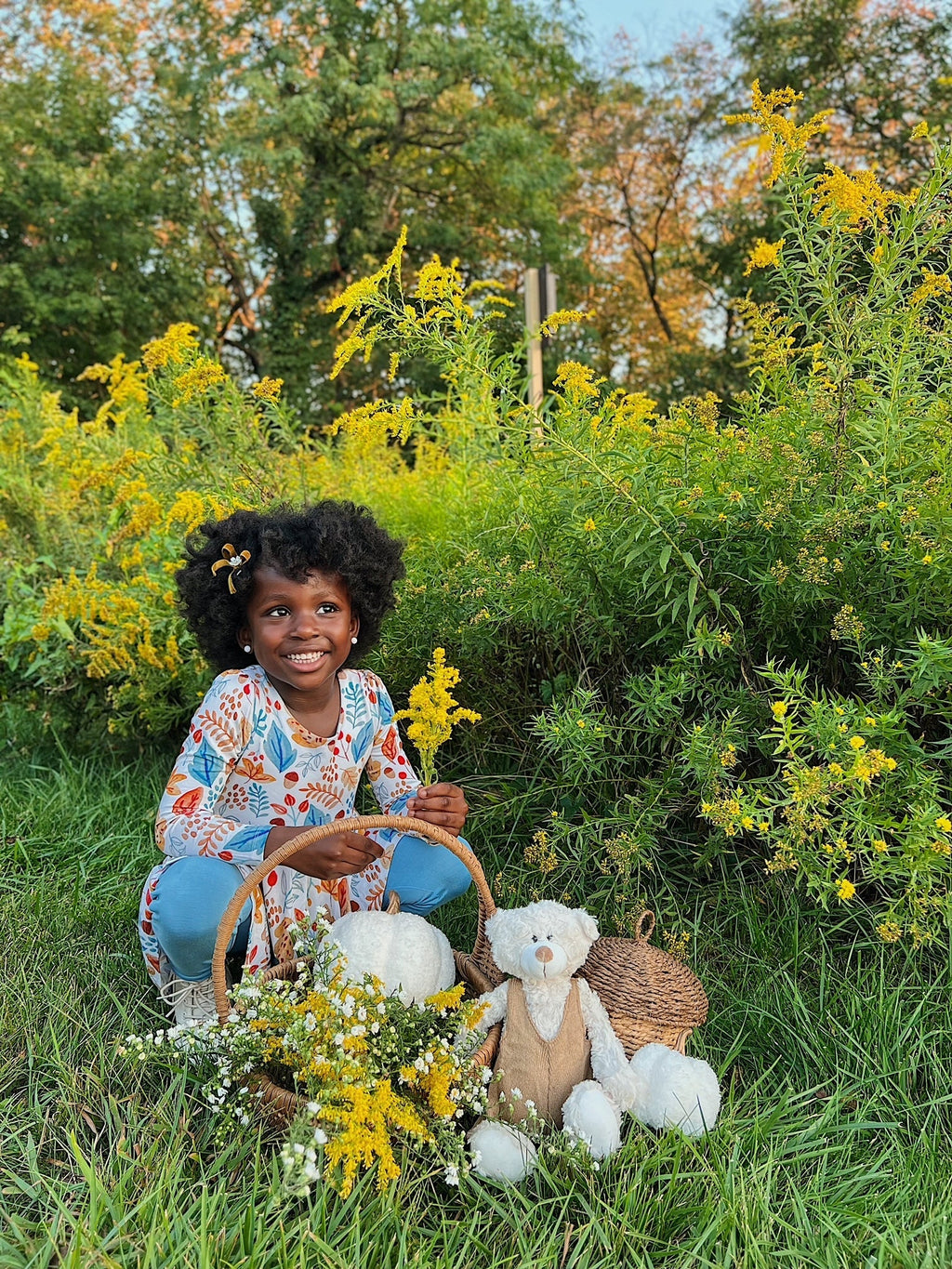 Acorn's Delight Empire Tunic Set With Long Sleeves