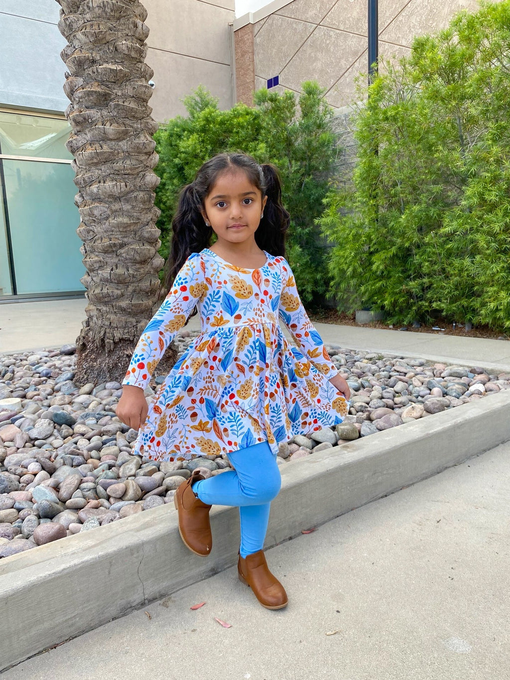 Acorn's Delight Empire Tunic Set With Long Sleeves