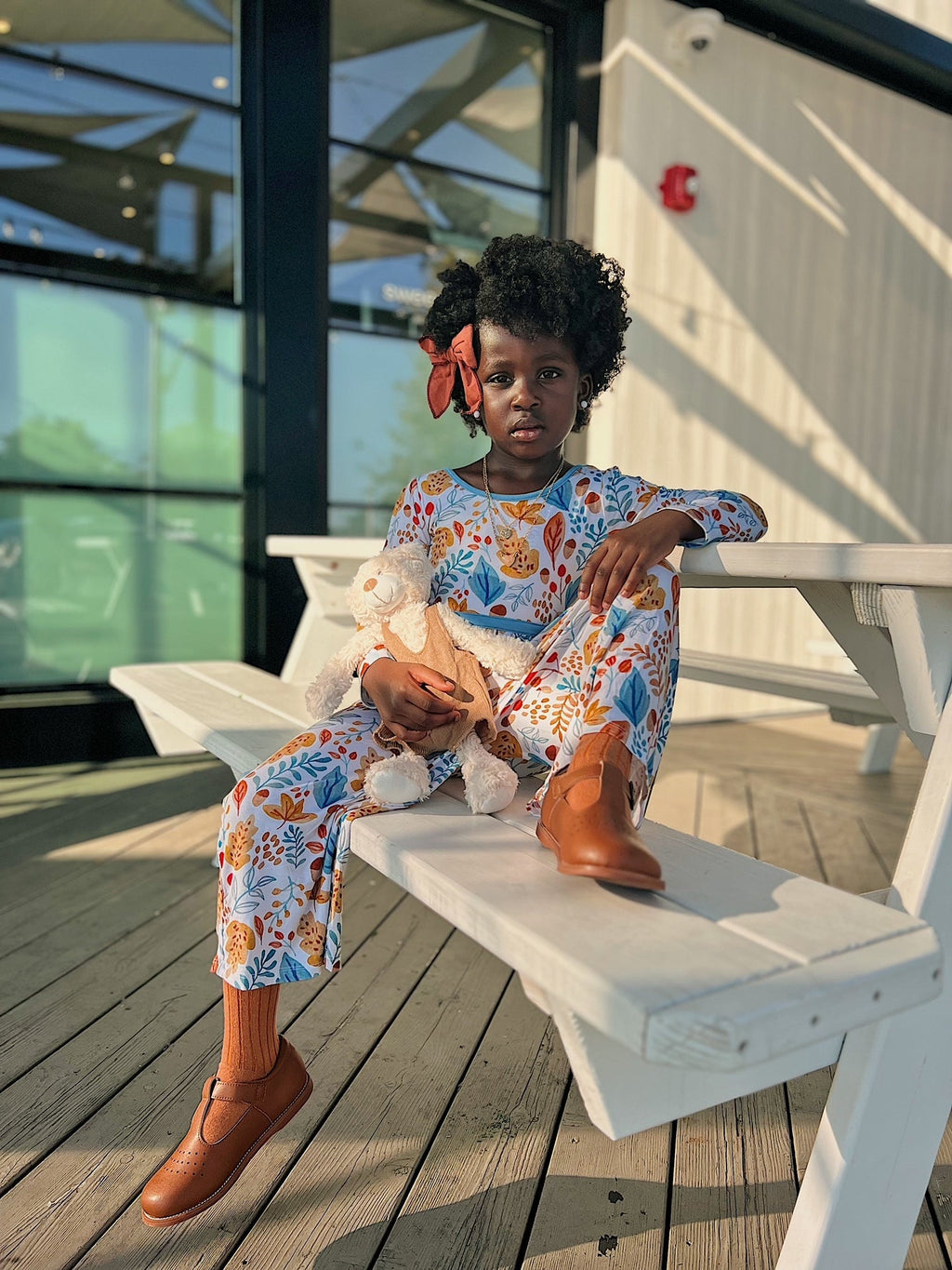 Acorn's Delight Wide Leg Romper