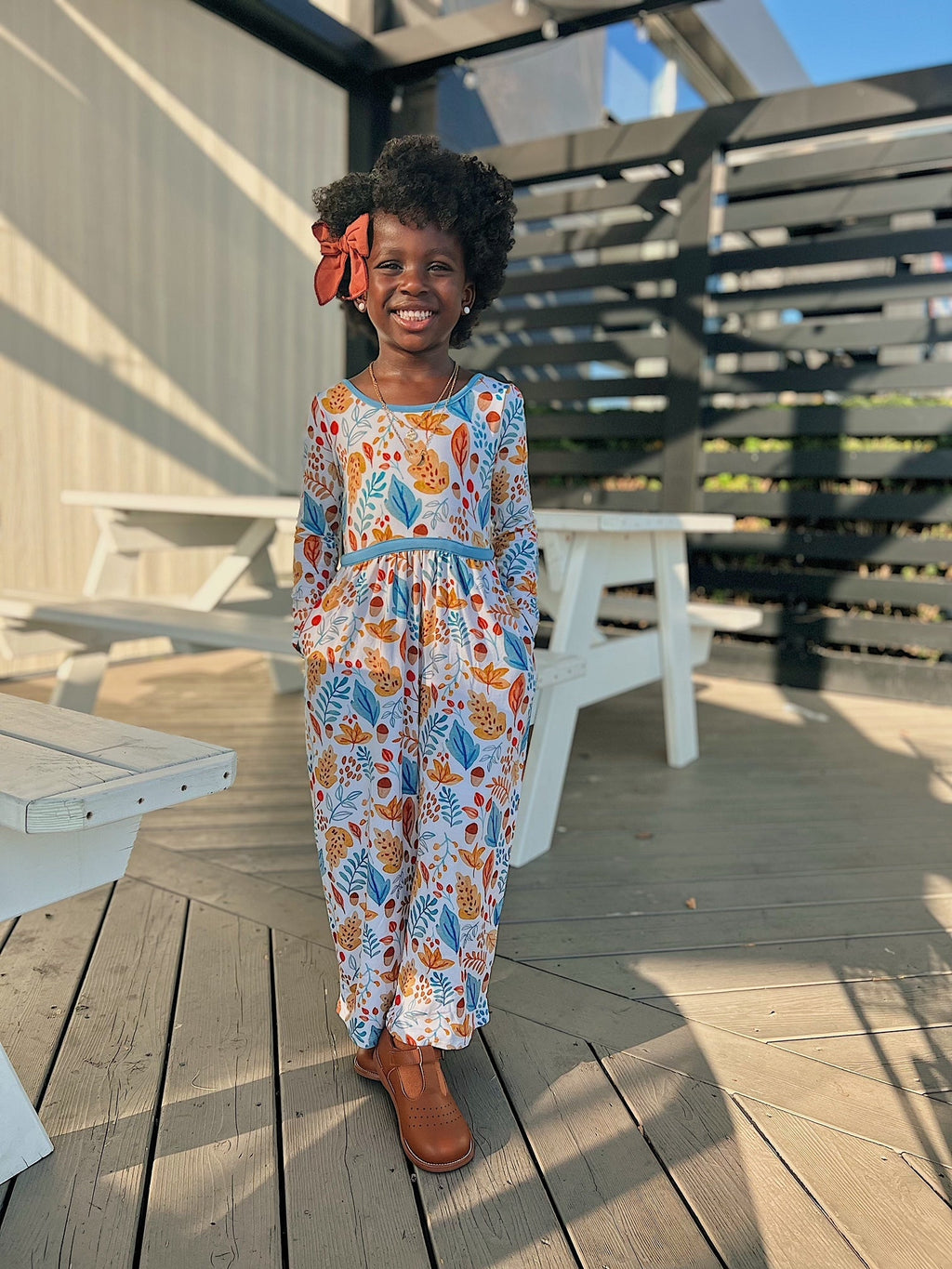 Acorn's Delight Wide Leg Romper