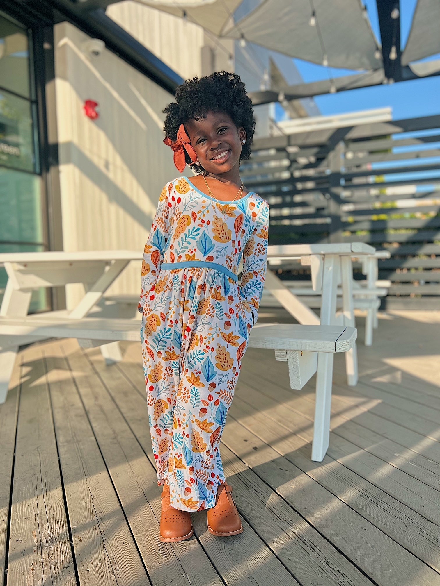 Acorn's Delight Wide Leg Romper