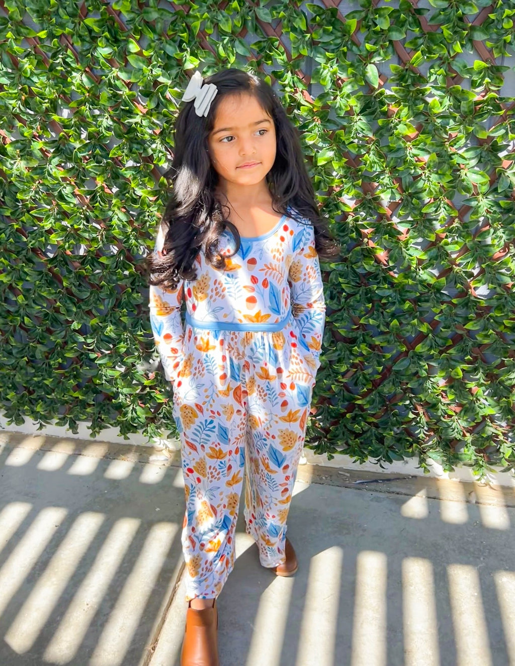 Acorn's Delight Wide Leg Romper