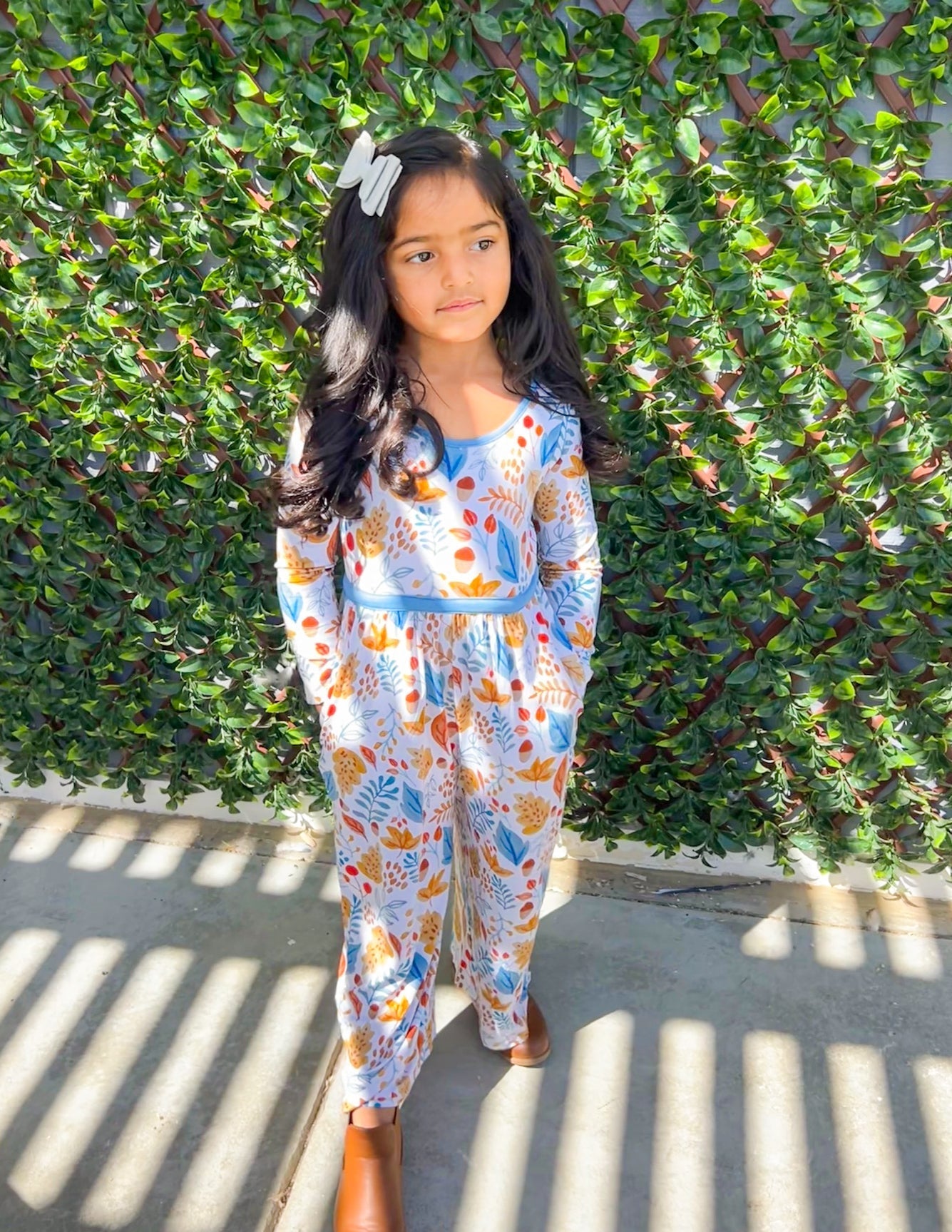 Acorn's Delight Wide Leg Romper