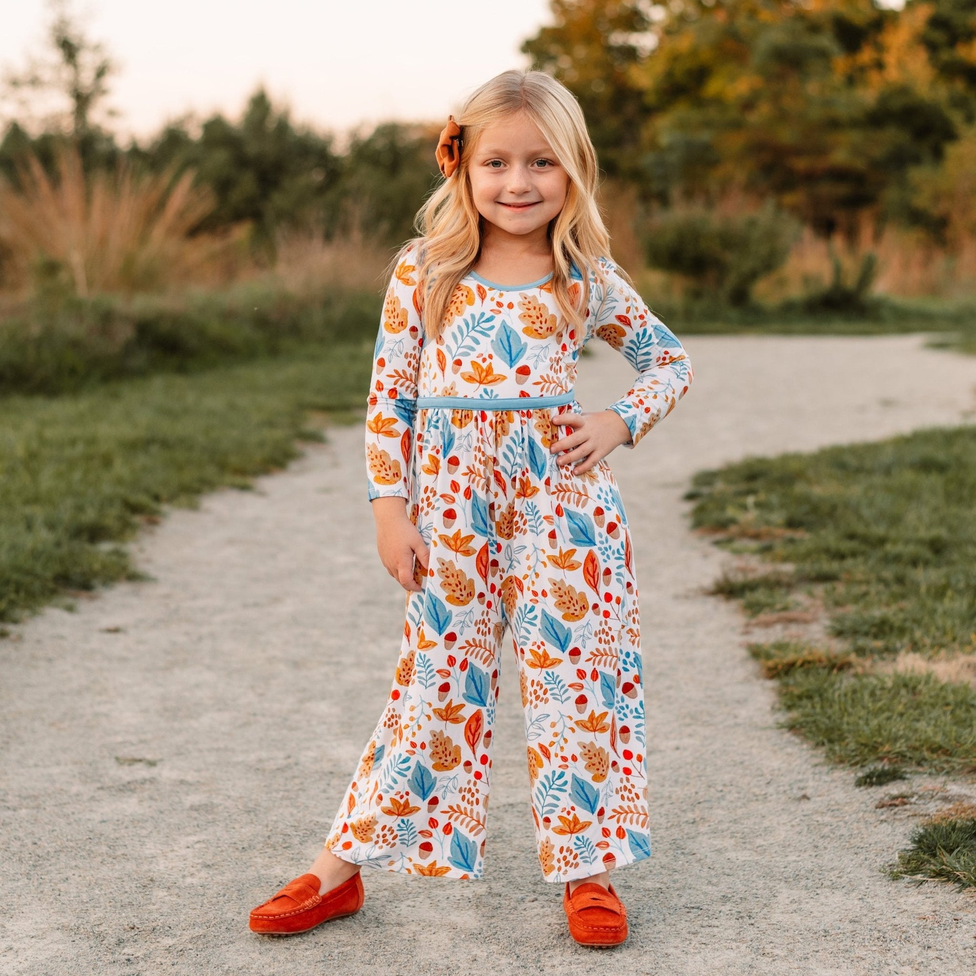 Acorn's Delight Wide Leg Romper