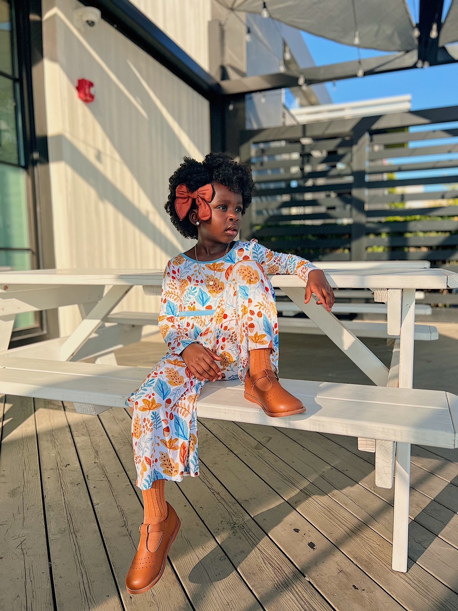 Acorn's Delight Wide Leg Romper