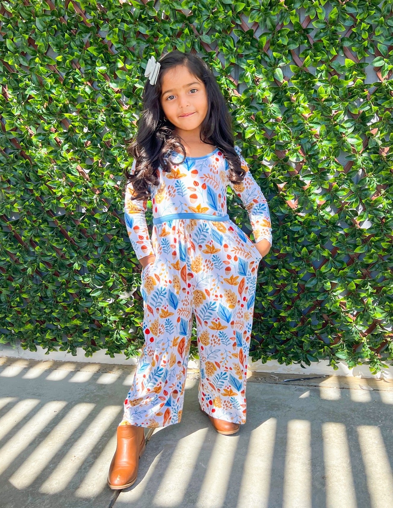 Acorn's Delight Wide Leg Romper