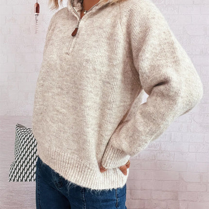 Macie's Quarter Zip Sweater