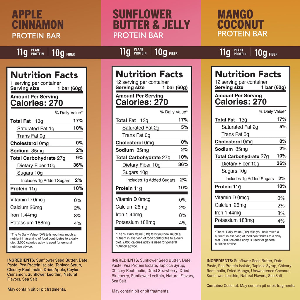 High Protein Bars Variety Pack