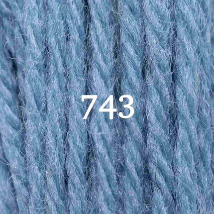 Appletons Wool Yarn - Bright China Blue 741-749