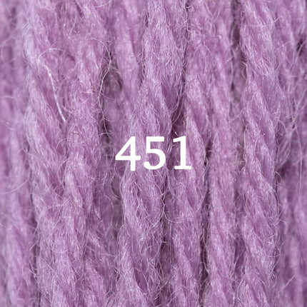 Appletons Wool Yarn - Bright Mauve 451 - 456
