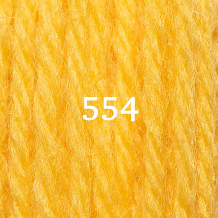 Appletons Wool Yarn - Bright Yellow 551 - 557