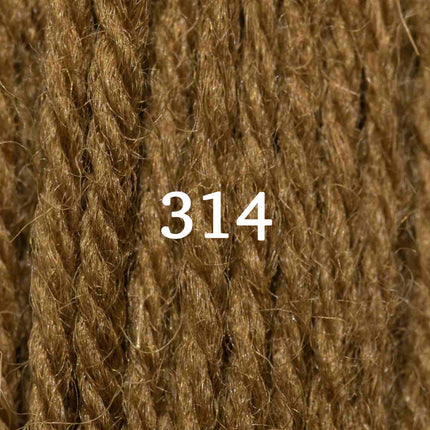 Appletons Wool Yarn - Brown Olive 311 - 316