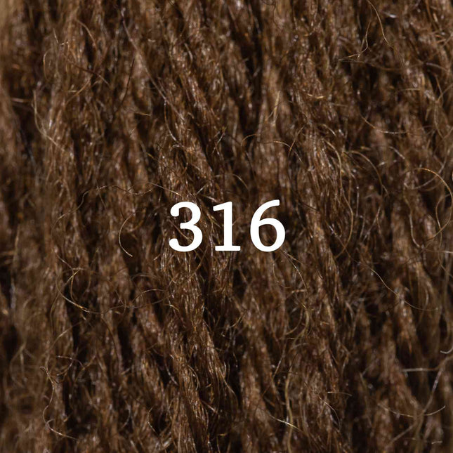 Appletons Wool Yarn - Brown Olive 311 - 316