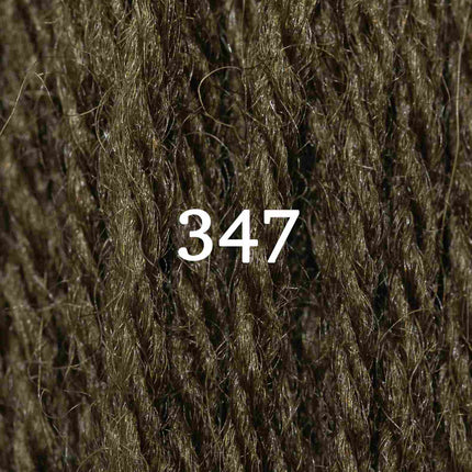 Appletons Wool Yarn - Mid Olive Green 341 - 348
