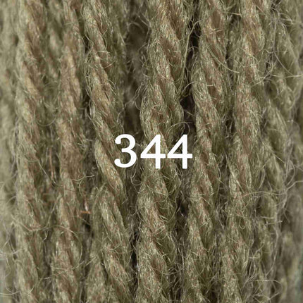 Appletons Wool Yarn - Mid Olive Green 341 - 348