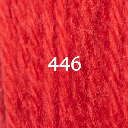 Appletons Wool Yarn - Orange Red 441 - 448